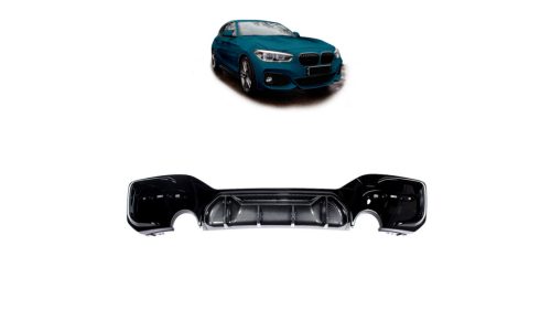 Diffuser BMW 1 F20 F21 Facelift Rear Carbon Look