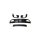 Diffuser Mercedes-Benz A W176 Facelift Rear Gloss Black