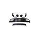 Diffuser Mercedes-Benz A W176 Facelift Rear Gloss Black