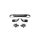 Diffuser Mercedes-Benz E C238 A238 Rear with Pipes chrome