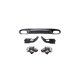 Diffuser Mercedes-Benz E C238 A238 Rear with Pipes chrome