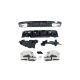 Diffuser Mercedes-Benz CLS C257 Rear with Pipes chrome