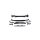Diffuser Mercedes-Benz GLC X253 Rear Black