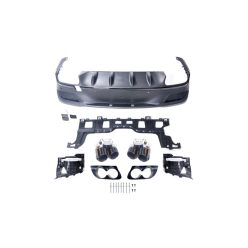Diffuser Mercedes-Benz GLE C167 Rear with Pipes black