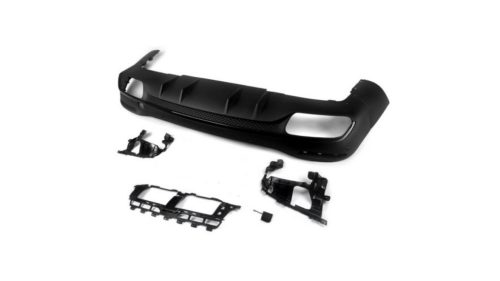 Diffuser Mercedes-Benz GLE V167 Rear with Pipes black