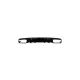 Diffuser Mercedes-Benz C C205 A205 Cabrio Rear with Pipes black