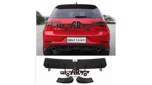 Diffuser Volkswagen Golf 7 Facelift Rear