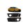 Fog Light Covers Audi A4 B8 Gloss Black