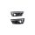 Fog Light Covers Audi A4 B9 Silver