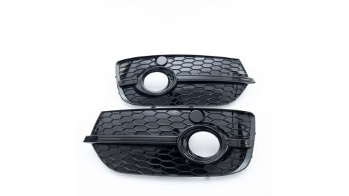 Fog Light Covers Audi Q3 8U Gloss Black