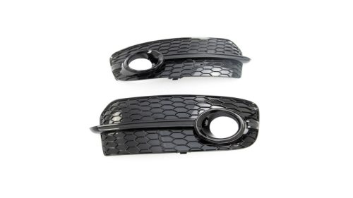 Fog Light Covers Audi Q5 8R Facelift Gloss Black
