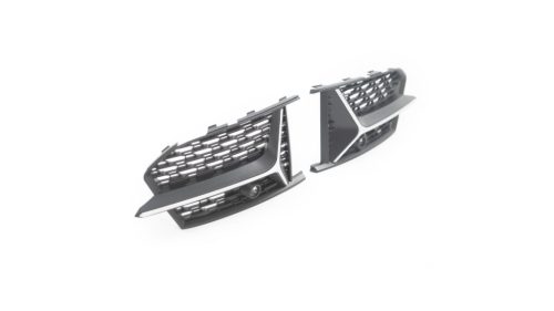 Fog Light Covers Audi A6 C8 Silver