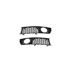 Fog Light Covers Audi A4 B6 Gloss Black