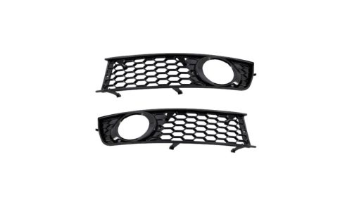 Fog Light Covers Audi A4 B6 Gloss Black