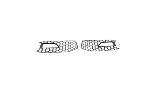 Fog Light Covers Audi A4 B8 Facelift Gloss Black