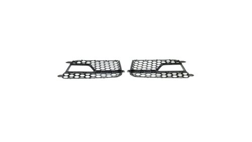 Fog Light Covers Audi A5 8T Facelift Gloss Black