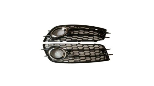Fog Light Covers Audi A4 B8 Gloss Black