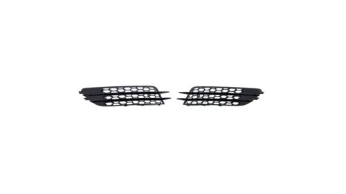 Fog Light Covers Audi A6 C7 Allroad Gloss Black