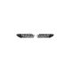 Fog Light Covers Audi A6 C7 Allroad Gloss Black