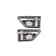 Mesh Land Rover Range Rover SPORT I L320 Facelift Fender Grille Silver