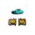 Fog Lights BMW 3 E30 Facelift Yellow