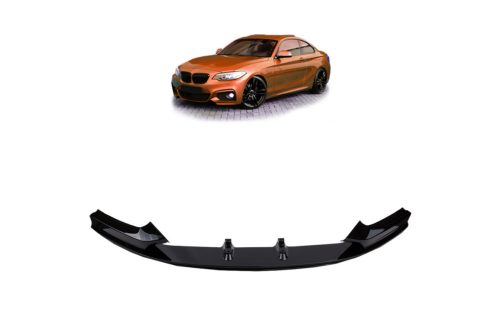 Diffuser BMW 2 F22 F23 Front Bumper M Performance Gloss Black