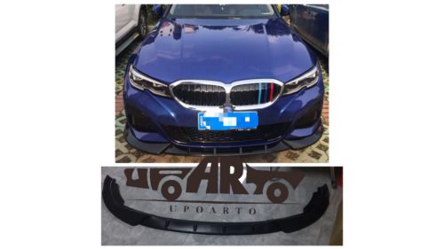 Diffuser BMW 3 G20 G21 Front Bumper Gloss Black