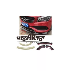   Diffuser Mercedes-Benz CLA C117, X117 Facelift Front Bumper Gloss Black
