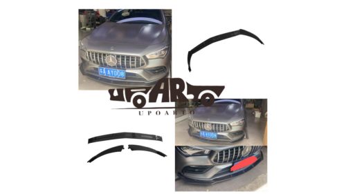 Diffuser Mercedes-Benz CLA C118 X118 Front Bumper Gloss Black