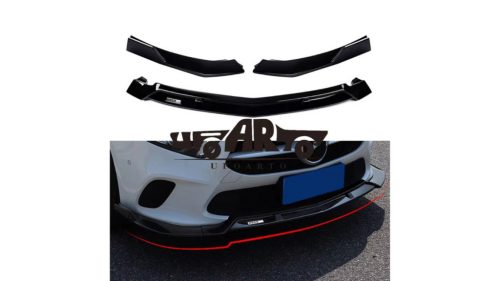 Diffuser Mercedes-Benz A W177 Front Bumper Gloss Black