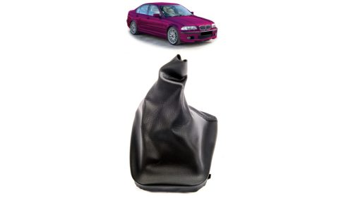 Gear Knob Gaiter Black suitable for BMW 3 (E46) Sedan Touring 1998-2005