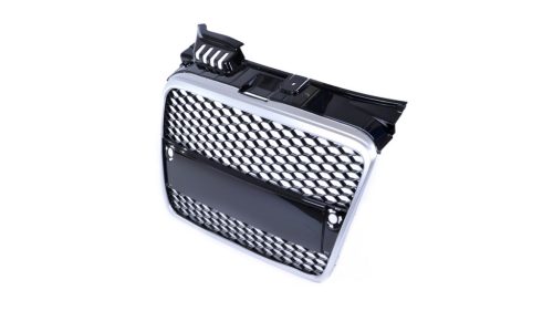 Grill Audi A4 B7 Silver & Gloss Black