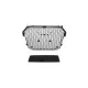 Grill Audi A1 8X Silver & Gloss Black