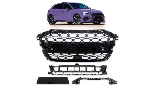 Grill Audi A3 8Y Gloss Black