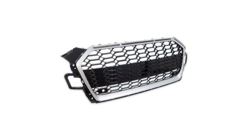 Grill Audi A5 F5 Facelift Silver & Gloss Black
