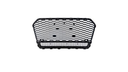 Grill Audi A6 C7 Facelift Silver & Gloss Black