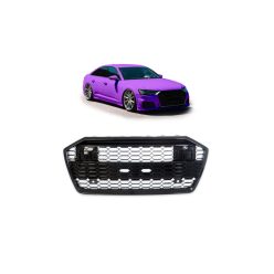 Grill Audi A6 C8 Gloss Black