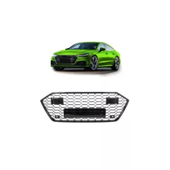 Grill Audi A7 C8 Gloss Black