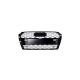 Grill Audi A4 B9 Gloss Black PDC