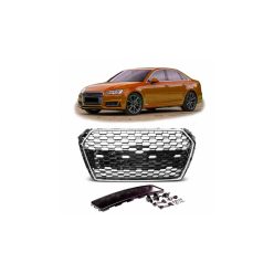Grill Audi A4 B9 Chrome & Black PDC