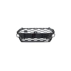 Grill Audi A4 B9 Facelift Silver & Black Camera