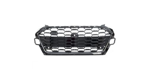 Grill Audi A4 B9 Facelift Silver & Black Camera