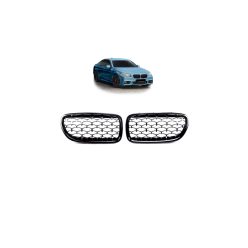 Grill BMW 5 F10 F11 Gloss Black & Chrome
