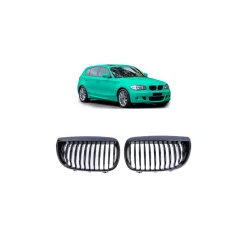 Grill BMW 1 E81 E87 Single Line Gloss Black