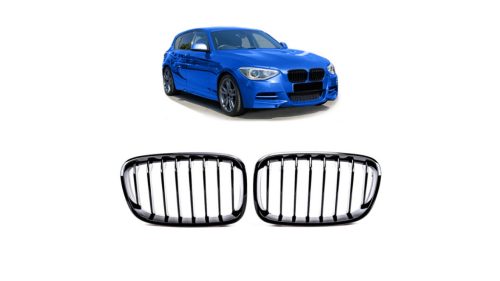 Grill BMW 1 F20 F21 Single Line Gloss Black