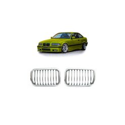 Grill BMW 3 E36 Compact Single Line Chrome