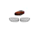 Grill BMW 6 E63 E64 Single Line Chrome