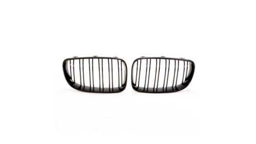 Grill BMW 1 E81 E82 E87 E88 Facelift Dual Line Gloss Black