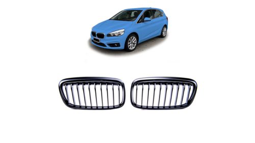 Grill BMW 2 F45 Single Line Matt Black