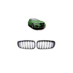 Grill BMW 1 F20 F21 Facelift Dual Line Gloss Black